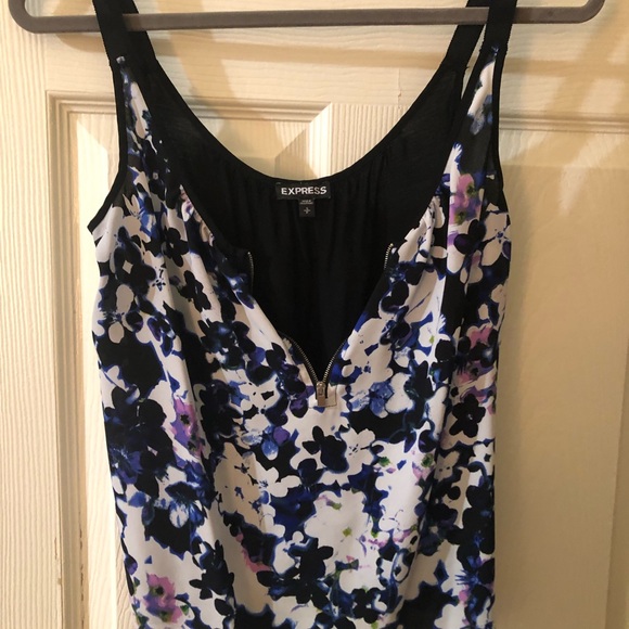 Express Small/Petite Bright Multi-Color Polyester Ladies Tank Top - Picture 5 of 5